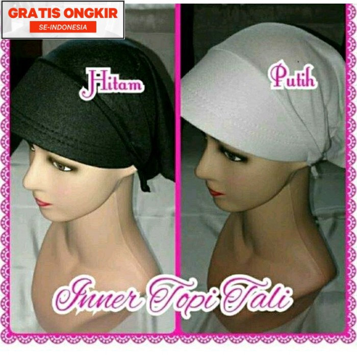 CIPUT TOPI INNER PET TALI DALEMAN KERUDUNG HIJAB SYARI
