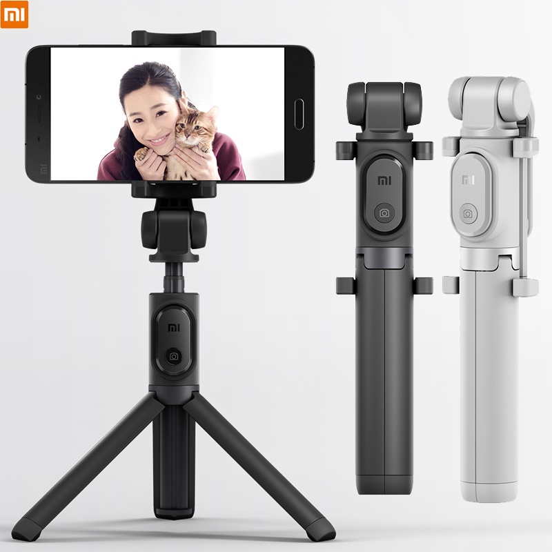 Tongsis XIAOMI Mi Selfie Stick Tripod Bluetooth 100% ORIGINAL asli