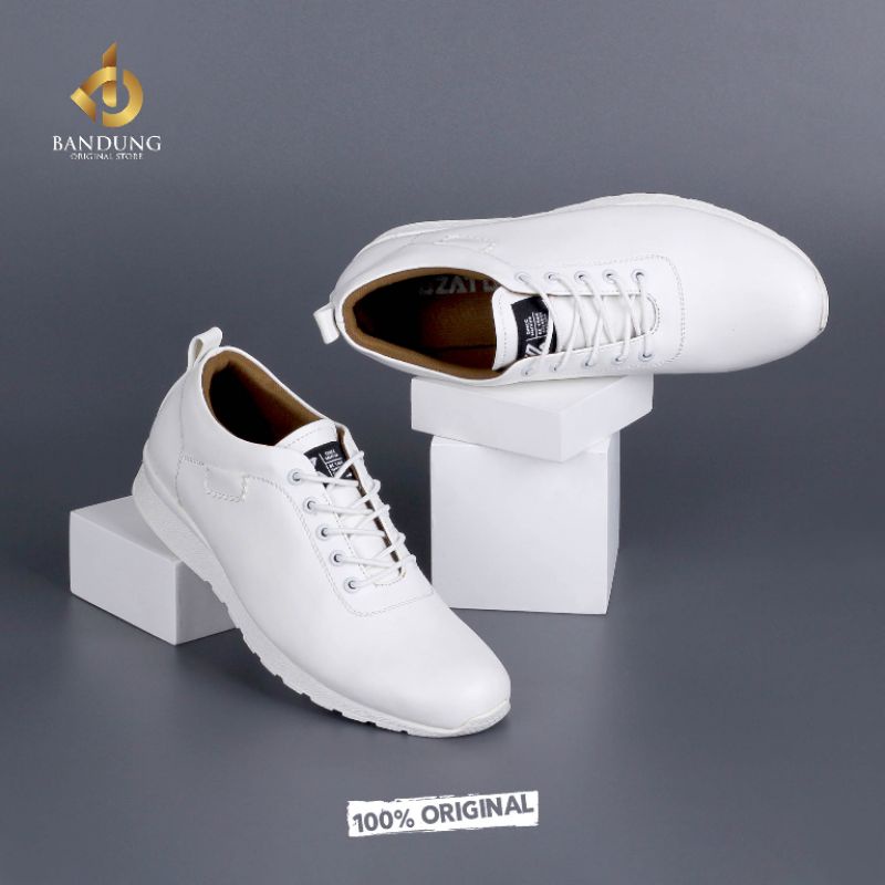 ORIGINAL - Oxford FULL White Terbaru | Sepatu Formal Pria Pantofel Putih Kulit Stylish Premium | Sepatu Distro Mils Premium Exclusive Modern | Sepatu Casual Santai Kerja Kantor Series Street