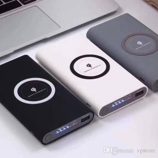 WIRELESS POWERBANK 10000 FOR  IPHONE X XR XS MAX SAMSUNG S7 S8 NOTE 9