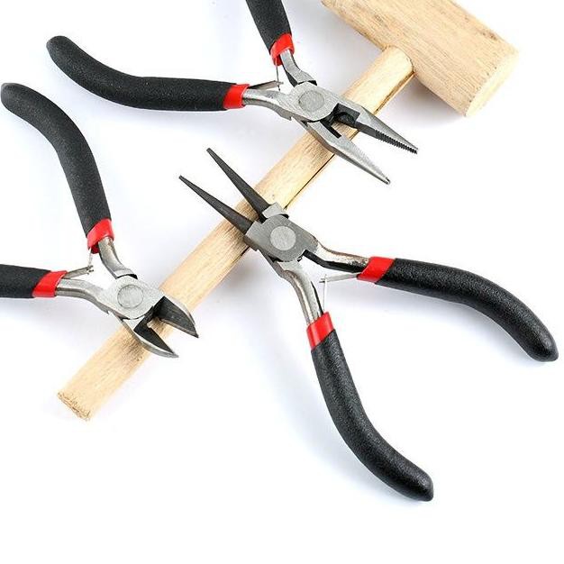 ➸ Tangset Isi 3 - Tang Set Craft - Tang Potong - Tang Cucut - Tang ◘