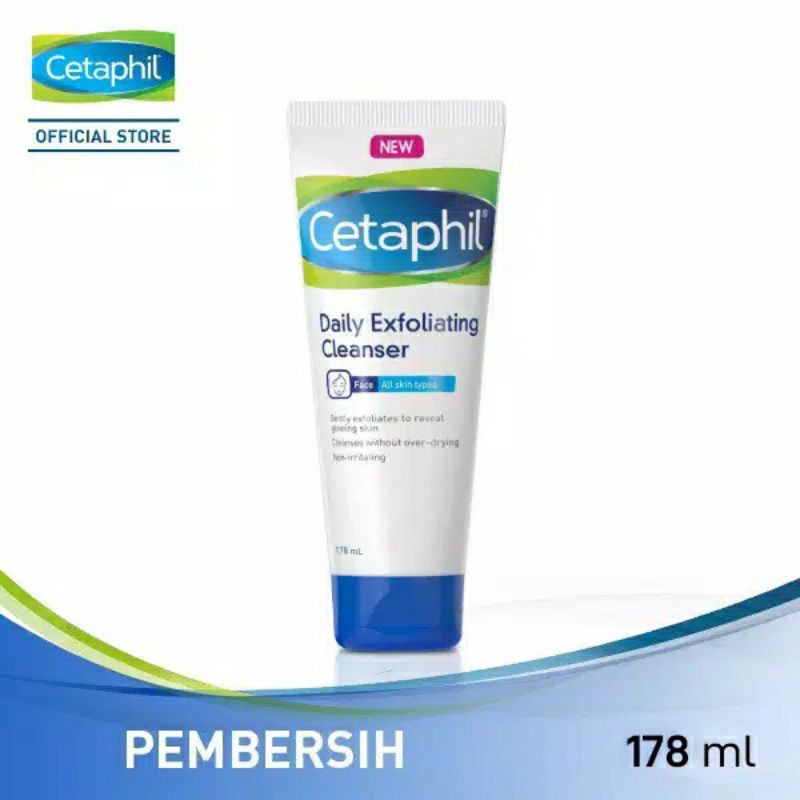 Cetaphil Daily Exfoliating Cleanser 178 ML sabun cuci muka