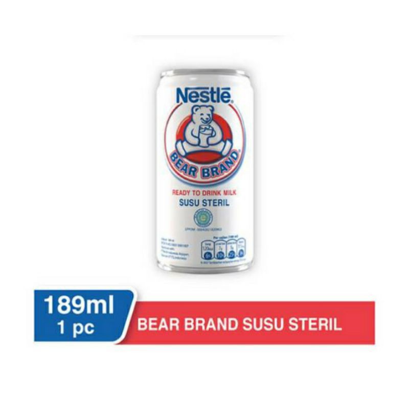 

Bear Brand RTD Susu Beruang 189 ml. (ECERAN)
