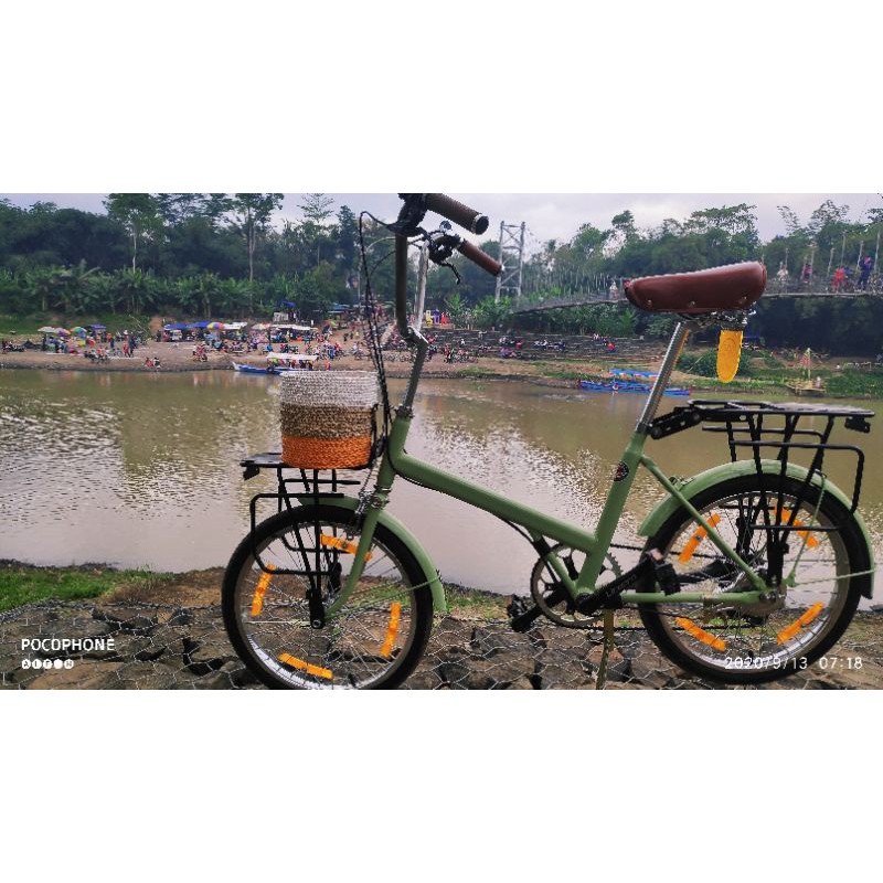 sepeda minion  20 langka minion  bike  frame lurus bukan 