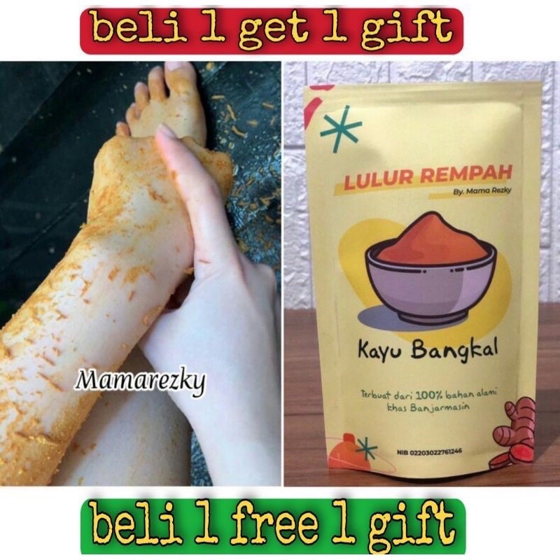 Lulur Pemutih Kulit BPOM Lulur Rempah Kayu Bangkal Ori