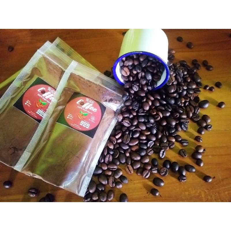 

Kopi Bubuk Hitam kopi bubuk 100% murni racikan asli khas kediri