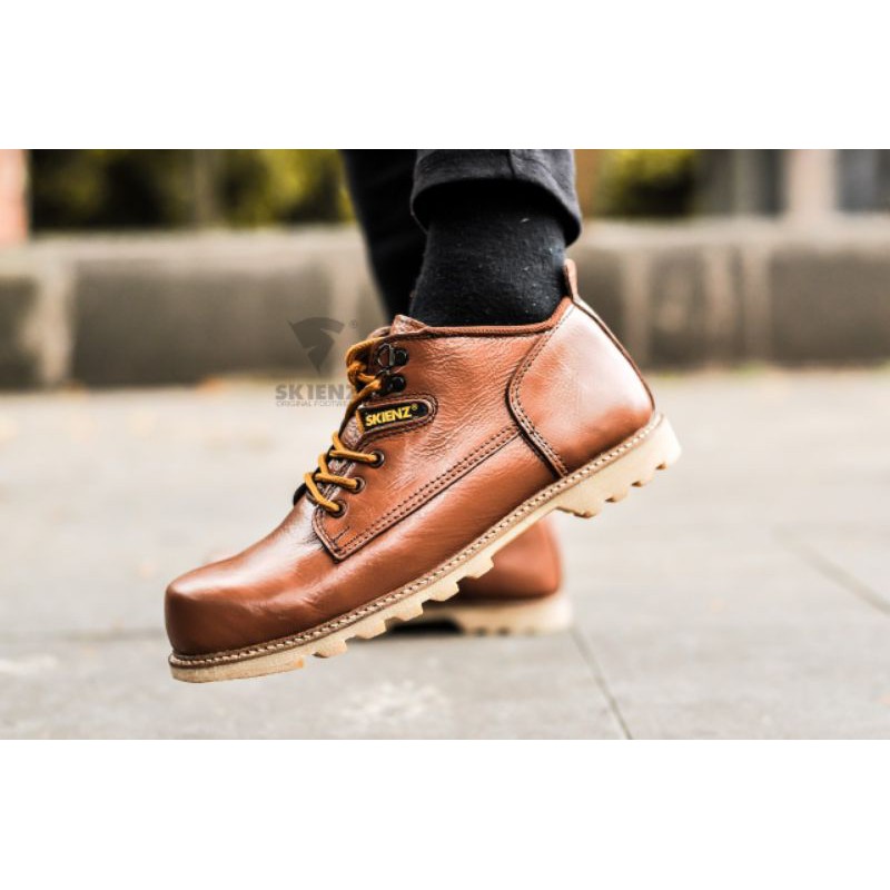 Sepatu pria I Akando NITROGEN safety kulit