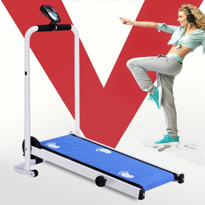 【Ready Saham + COD】 Treadmill mini Hemat/Treadmill Tanpa Suara Dalam Ruangan Multifungsi Treadmill/peralatan fitness/Treadmill Manual MultiFungsi Treadmill