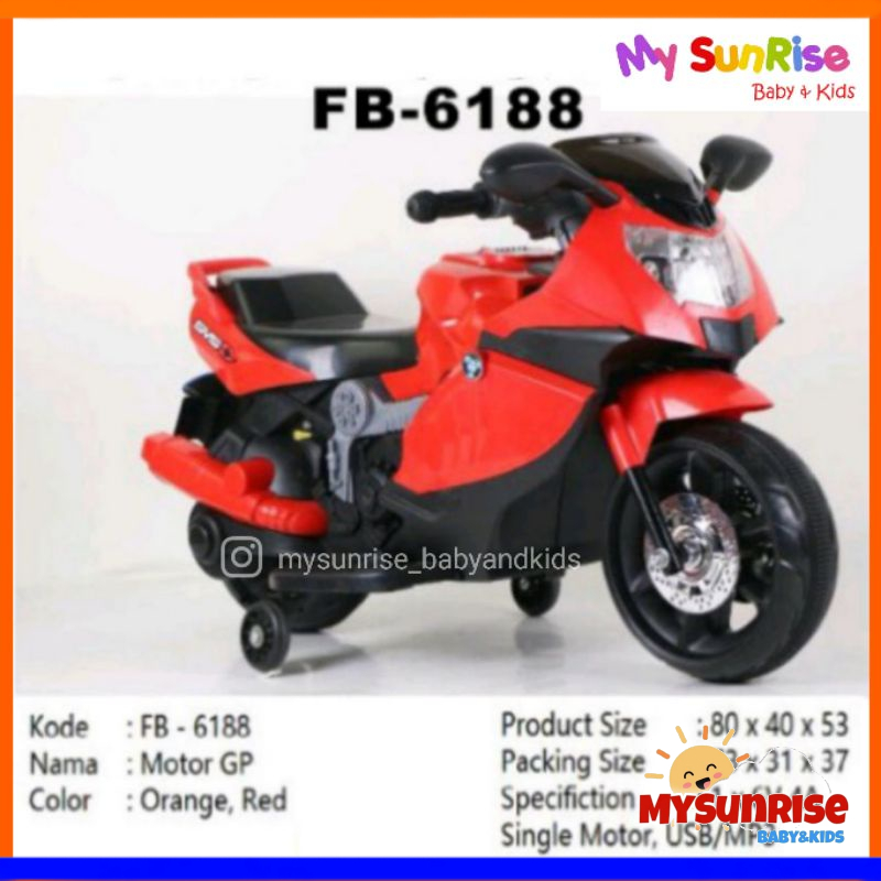 Sepeda Motor Aki FB-6188 / Motor Sport / Mainan Anak Aki