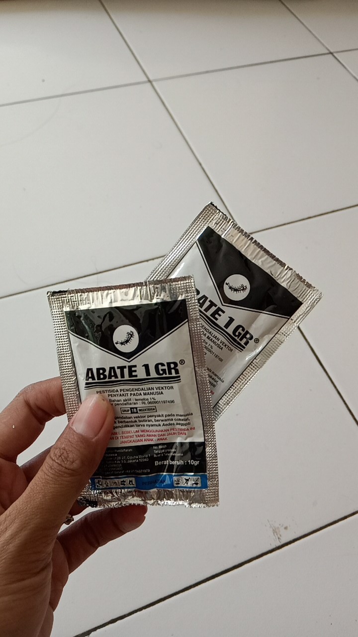 Obat Jentik Jentik Abate 10 Gram 1gr Pembasmi Basmi Uget Uget Jumantik Nyamuk Dbd Ampuh Terlaris