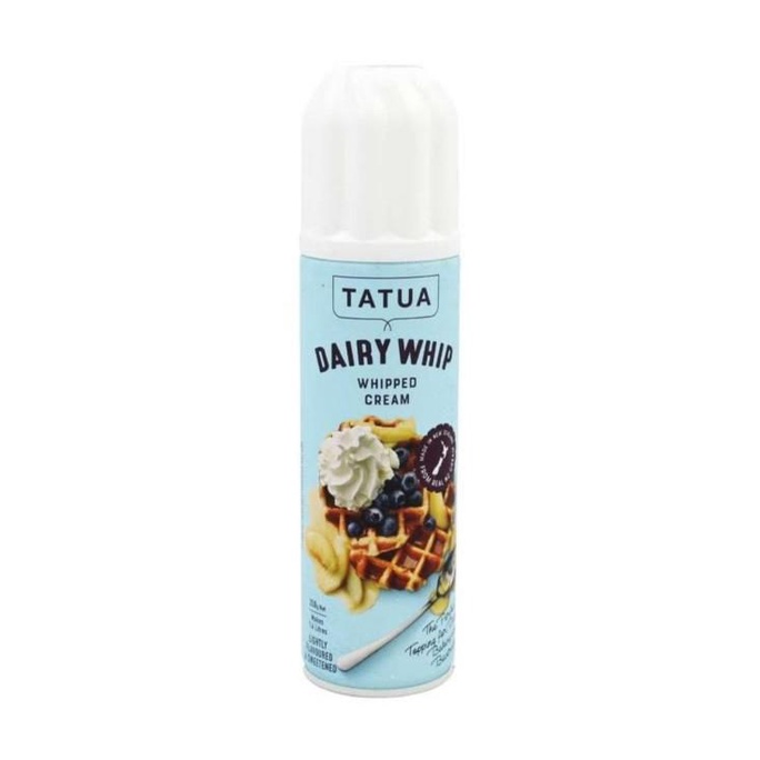 

(BISA COD) Tatua Dairy Whip Aerosol Whipped Cream 250gr