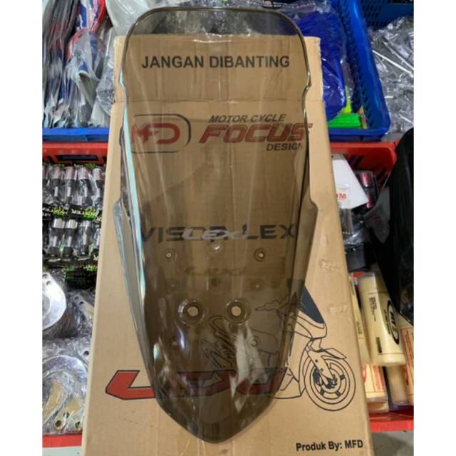 Asesoris visor Yamaha Lexi 125 asesoris windshield Yamaha Lexi 125