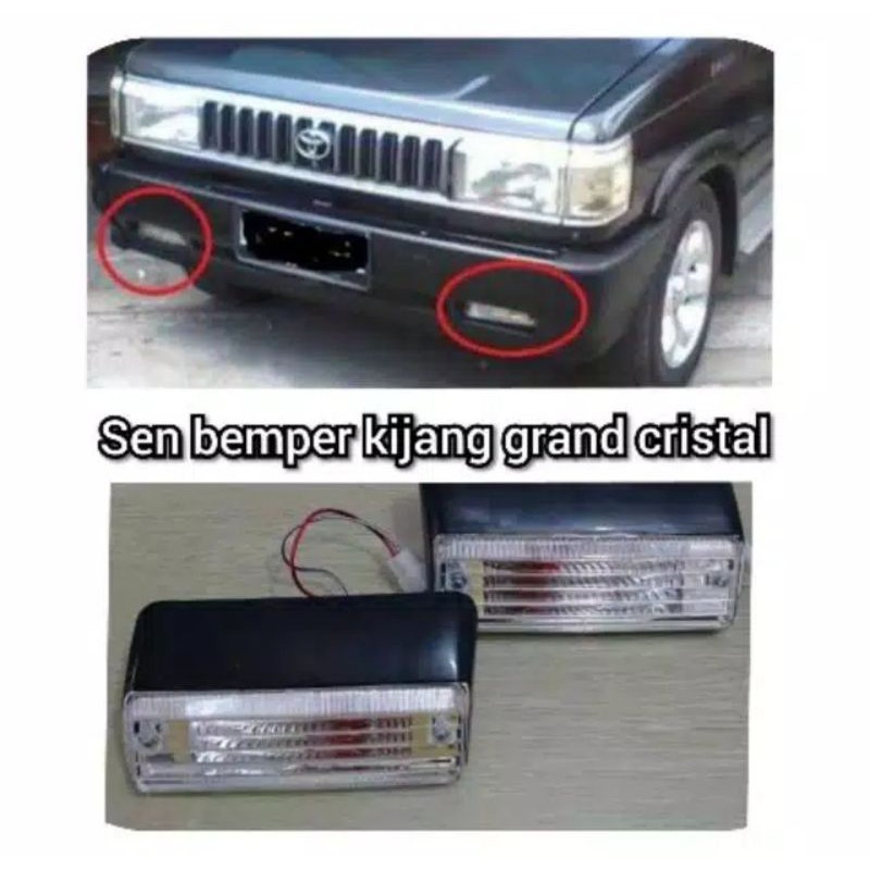 Lampu Sein bemper / Lampu bemper kijang grand kristal