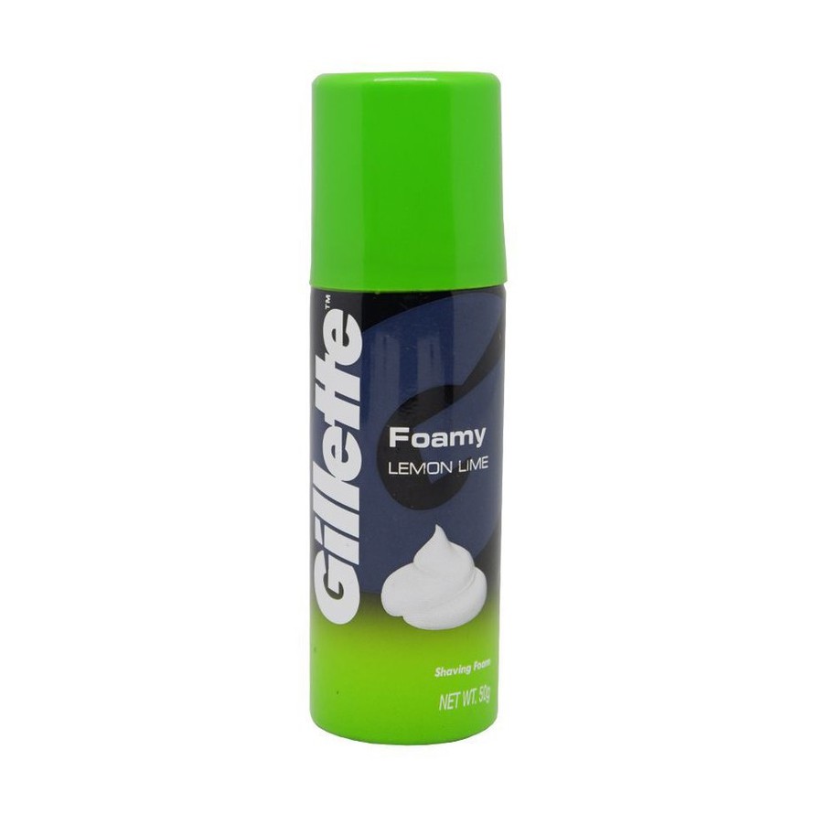 Jual GILLETTE FOAMY LEMON LIME 50GR / SHAVING CREAM / KRIM PENCUKUR ...