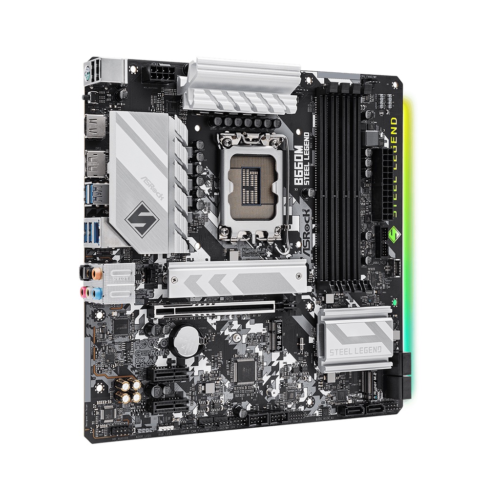 ASROCK B660M STEEL LEGEND | Motherboard Intel Gen 12 LGA1700 B660 MATX