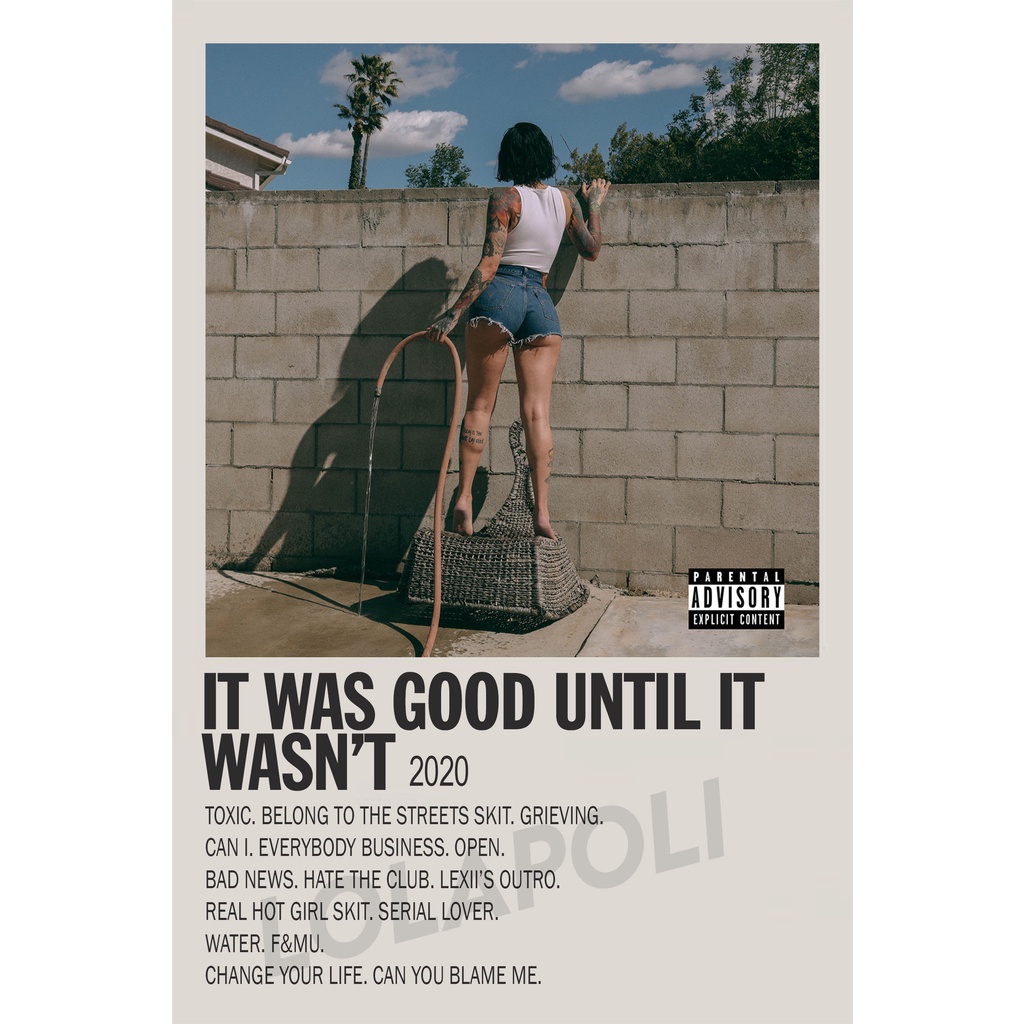 Poster Cover Album It Was Good Until It Wasn't - Kehlani