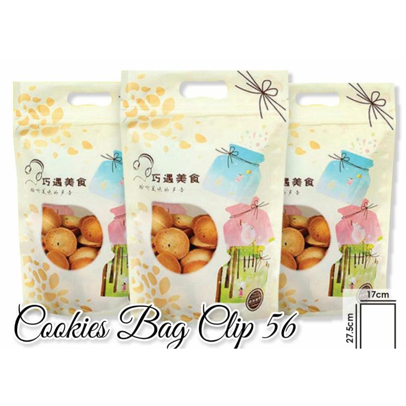 

20 LEMBAR COOKIES BAG/ZIPPER BAG MOTIF UKURAN 27,5 cm x 17 cm