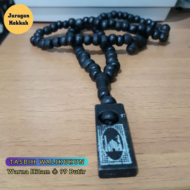 Tasbih Walikukun 99 Butir Warna Hitam