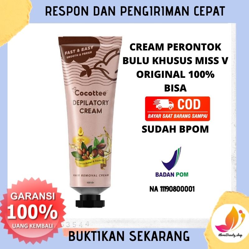 COD COCOTTE DEPILATORY CREAM HAIR REMOVAL PERONTOK BULU RAMBUT AREA MISS V DAN KETIAK AMPUH ORIGINAL