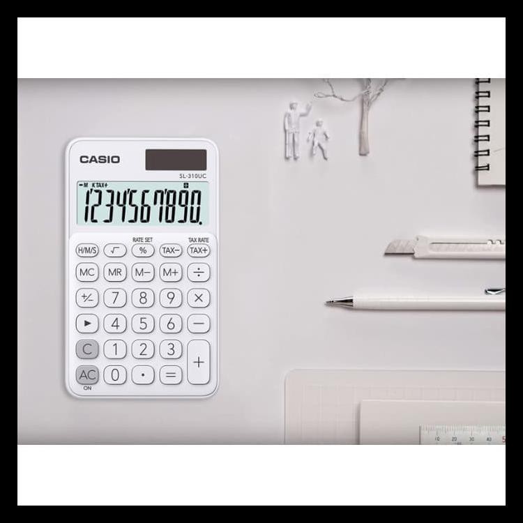 

Murmer Casio Colorful Calculator Sl-310Uc-White Barang Bagus
