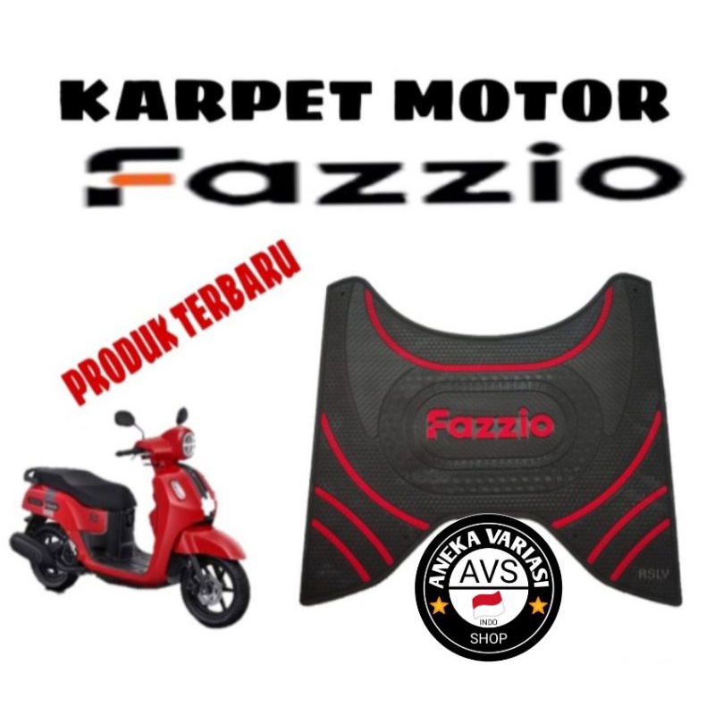 Asly karpet motor Fazio / aksesoris motor Fazio terbaru