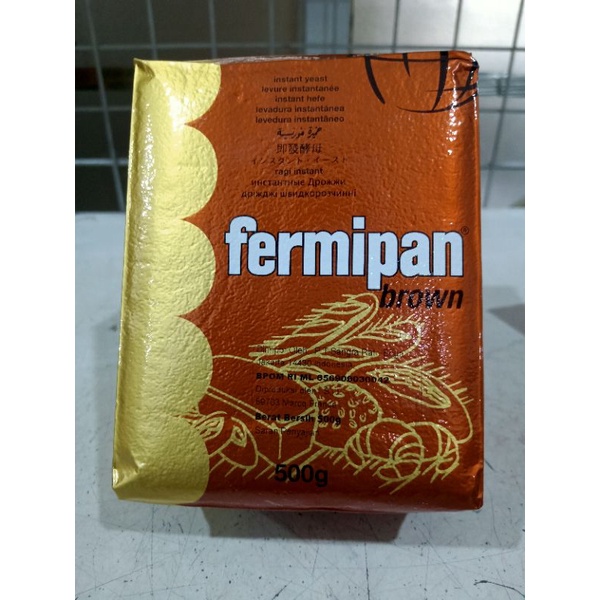 

FERMIPAN BROWN ADALAH RAGI ATAU PENGEMBANG ROTI 500GR