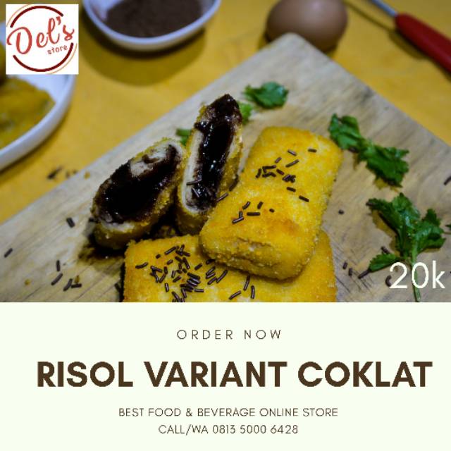 

Risoles Variant Coklat / 1 Pack Isi 5