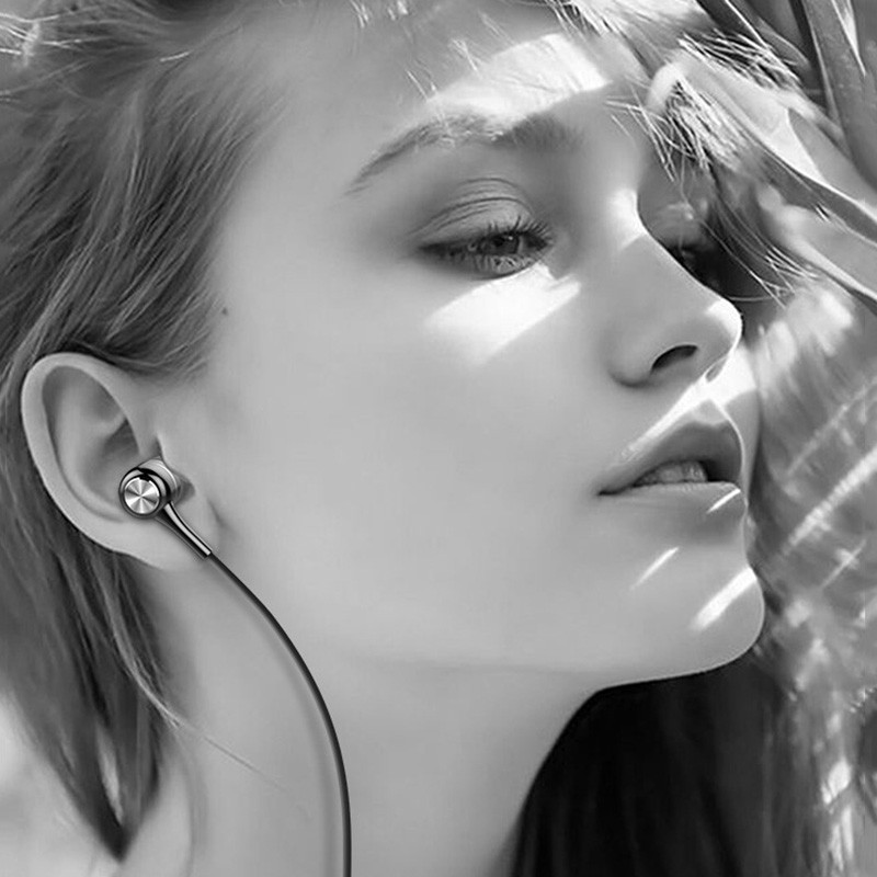(Buy 1 Get 1 Free) VAORLO Headset Earphone In-Ear Kabel Dinamis Quad Core HiFi Super Bass Dengan Mic + Jack 3.5MM