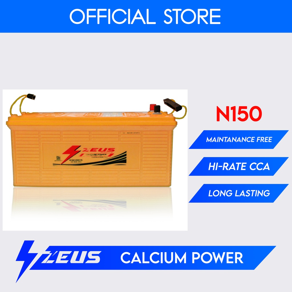 Jual AKI GENSET / GENERATOR SET ZEUS N150 (145G51R) CALCIUM POWER AKI