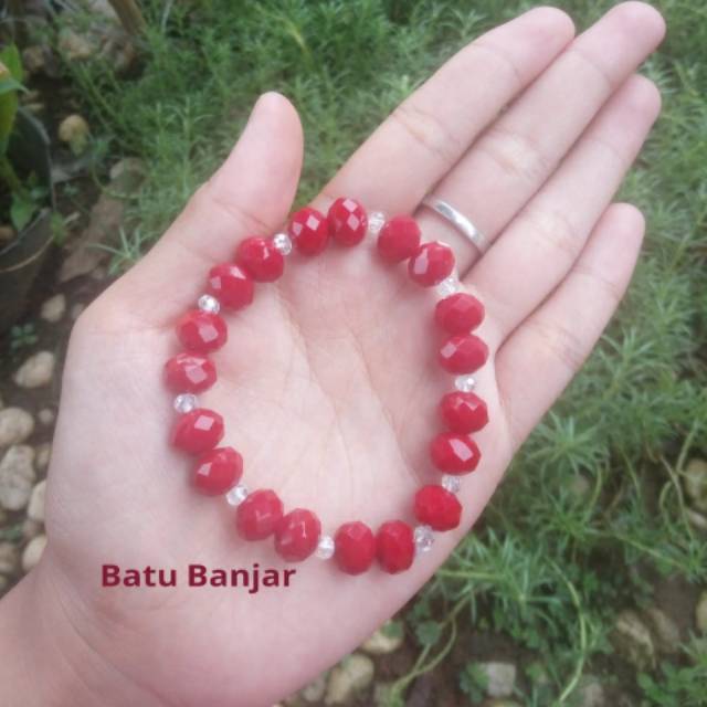 Gelang kristal asli