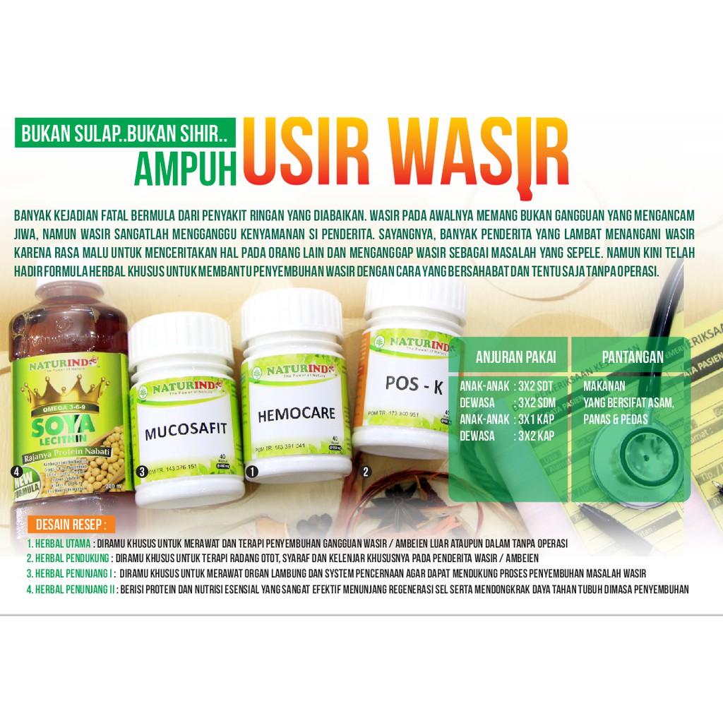 OBAT WASIR AMBEIEN STADIUM 1 SAMPAI 4 PALING AMPUH HERBAL AMBEYEN HEMOROID