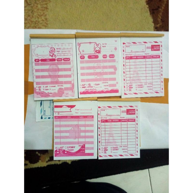 

0[TERMURAH] NOTA MINI / NOTA OLSHOP MINI / NOTA OLSHOP LUCU / NOTA MINI ISI