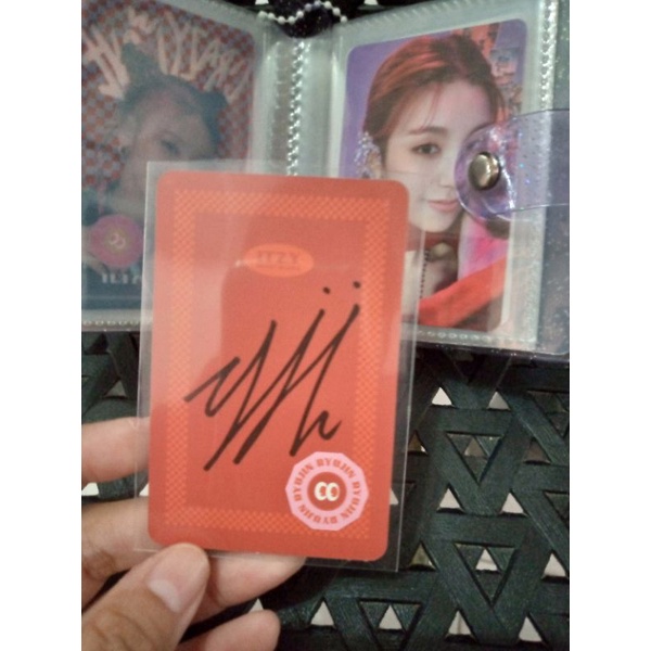 BOOKED SIGNED PHOTOCARD RYUJIN JEWEL CASE Crazy In Love CIL OFFICIAL
