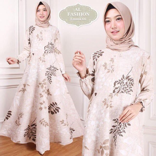 Baju Gamis Syari Muslim Wanita Jumbo