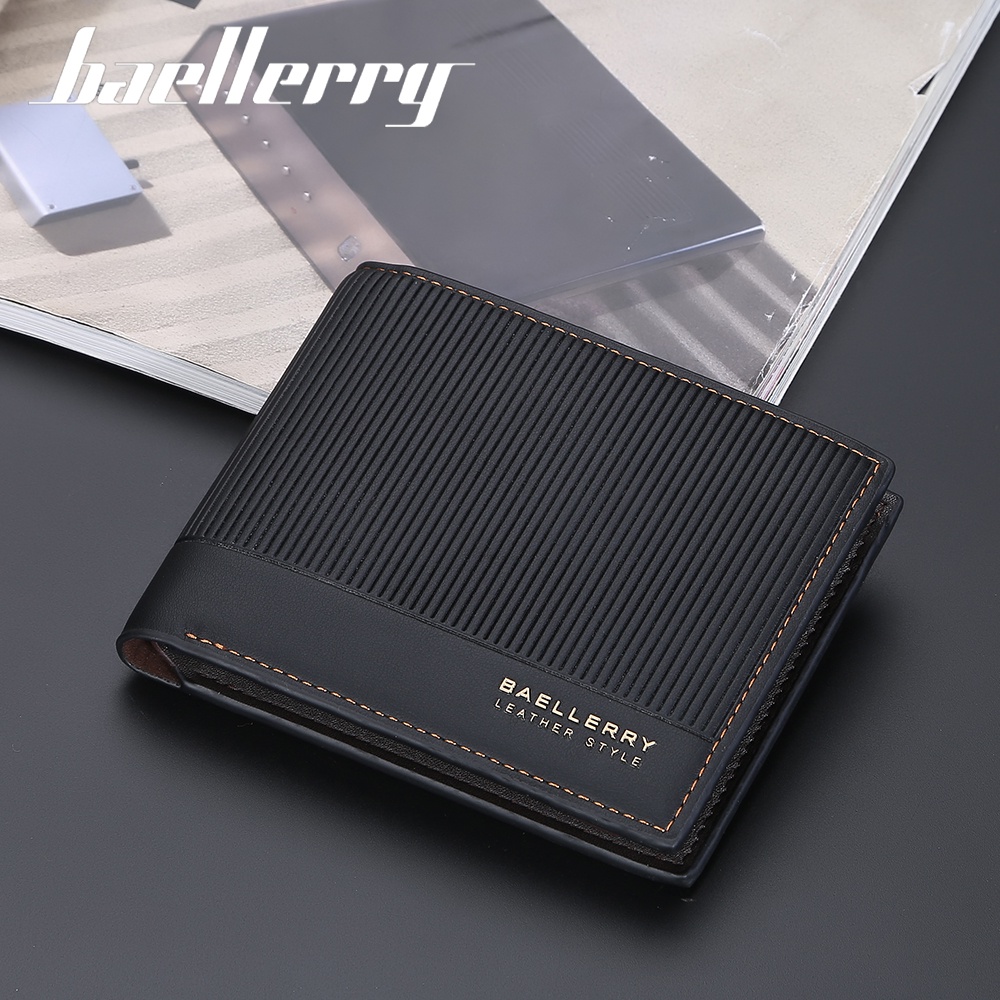 BAELLERRY DR088 Dompet Pria Bahan Kulit PU Leather Premium WATCHKITE WKOS