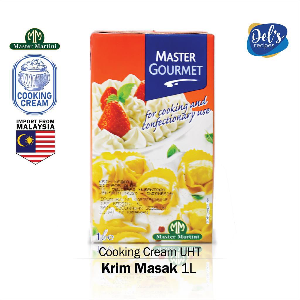 Master Gourmet Cooking Cream 1lt | Krim Masak Serbaguna Master Gourmet