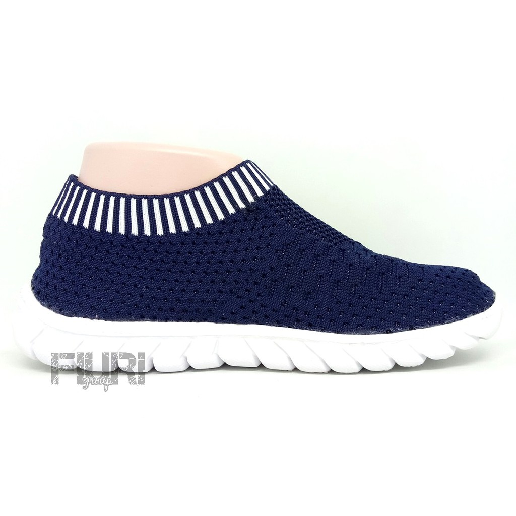 ARDILES Original - Mickelson MYTHA Navy - Sepatu Olahraga Wanita - Sepatu Sneakers Knit Rajut Wanita