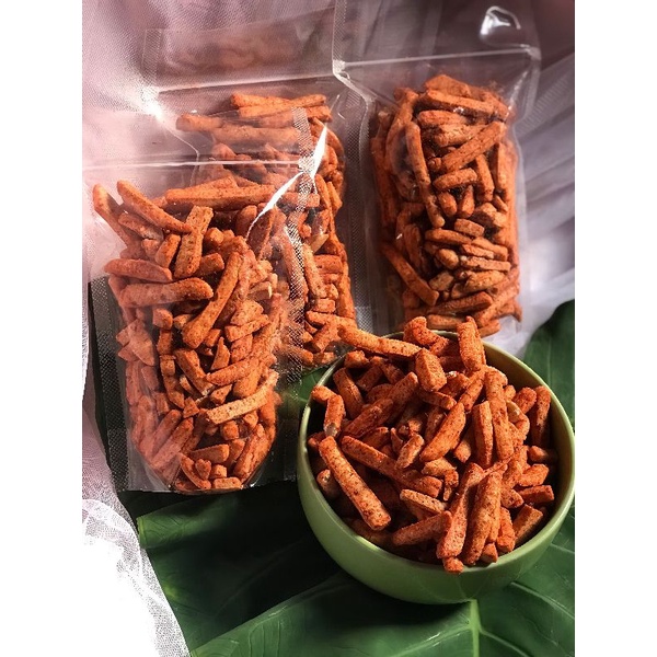 

Basreng stik Bumbu Basah Daun jeruk/Basreng pedas 100 gram