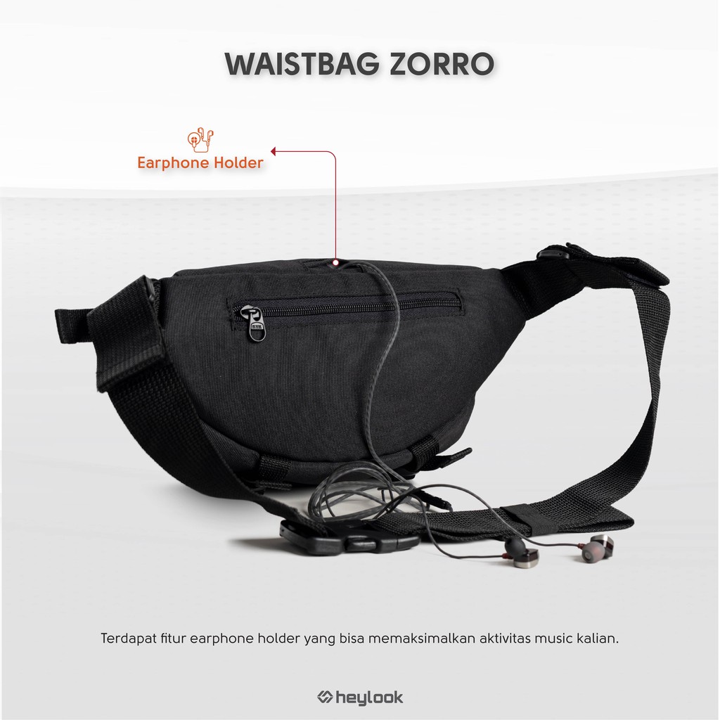 HEYLOOK Project - Tas Selempang Pria ZORRO Tas Pria Distro Tas Slempang Murah Sling Bag