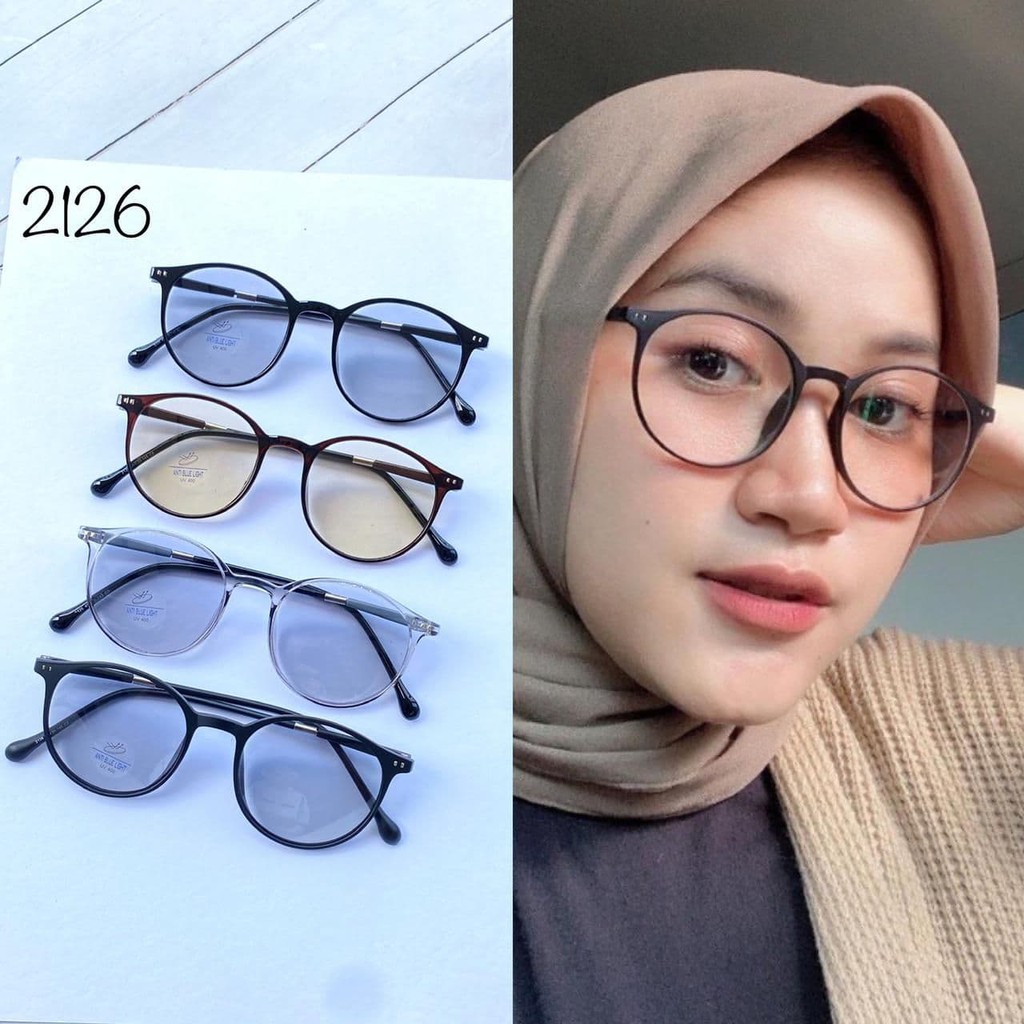 Kacamata Photocromic Normal Pria Wanita Korea 2126
