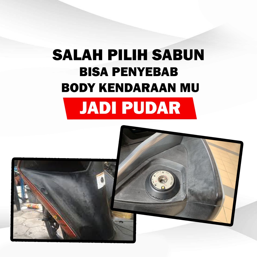 Shampoo Mobil Motor Khusus Cat Doff - 250ml / PH Balance Seimbang Tidak Mengikis Dan Timbulkan Bercak / Seamless Autocare