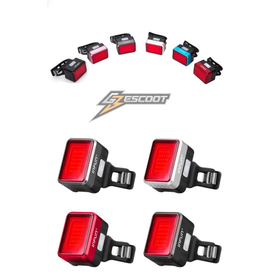 LED Rear Light Lampu Belakang Infun For FIIDO/ EBIKE/ SEPEDA ELEKTRIK