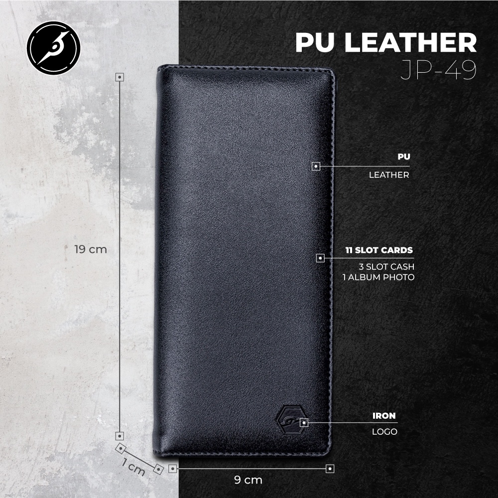 JFR Fashion Dompet Pria Bahan Kulit PU JP49 Panjang Treasure Series-1