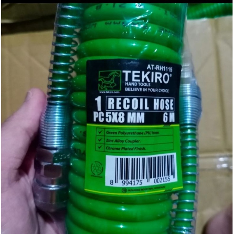 SELANG KOMPRESOR ULIR TEKIRO/SELANG ANGIN/RECOIL HOSE TEKIRO 6METER
