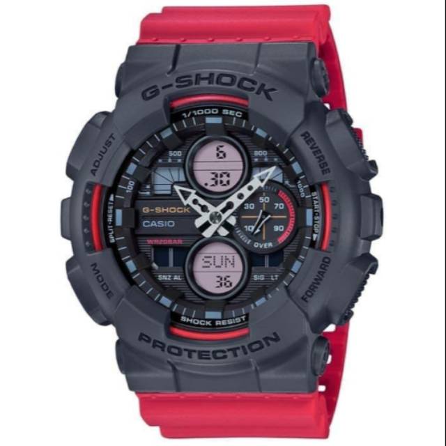 CASIO ORIGINAL G-SHOCK G SHOCK GA-140GB-1A2 GA 140GB 1A2 140 GB GA140 JAM TANGAN PRIA RS