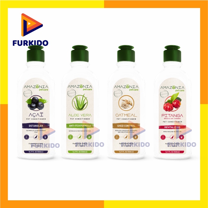 Amazonia Pet Care Conditioner 500 ml - Conditioner Anjing Kucing