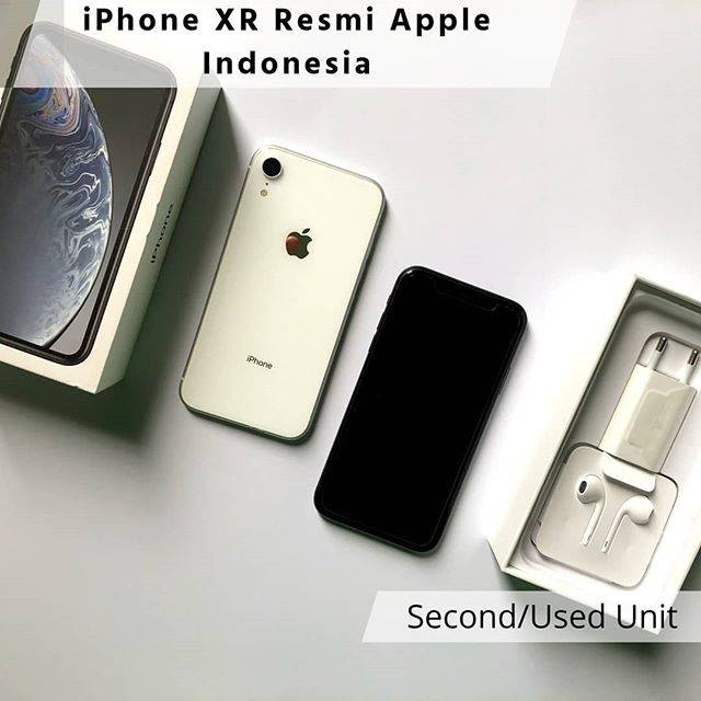 Iphone Xr 64gb Resmi Ibox Erafone Perfect Condition Shopee Indonesia
