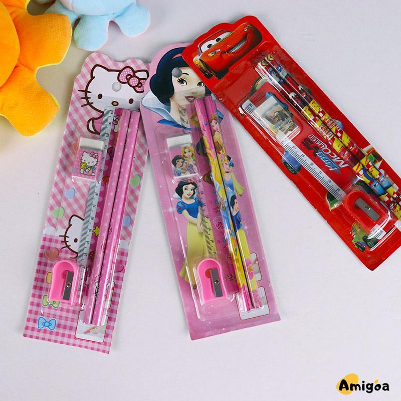 5pcs Siswa Kreatif Set Kartun Kartun Lucu Kindergarten Festival Kecil Hadiah Kecil - AG2