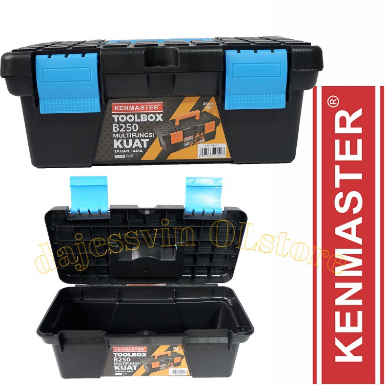 KENMASTER Tool Box Mini B250 - ToolBox Tempat Menyimpan Alat Perkakas Pertukangan Serbaguna Termurah
