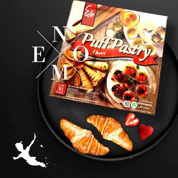 

MAKANAN BEKU / EDO PUFF PASTRY SHEET 750 GR NON COD
